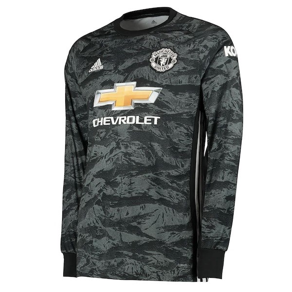 Camiseta Manchester United ML Portero 2019-20 Gris